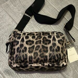 Primark Animal Print Crossbody Bag with Black Strap